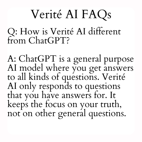 Verite AI FAQ
