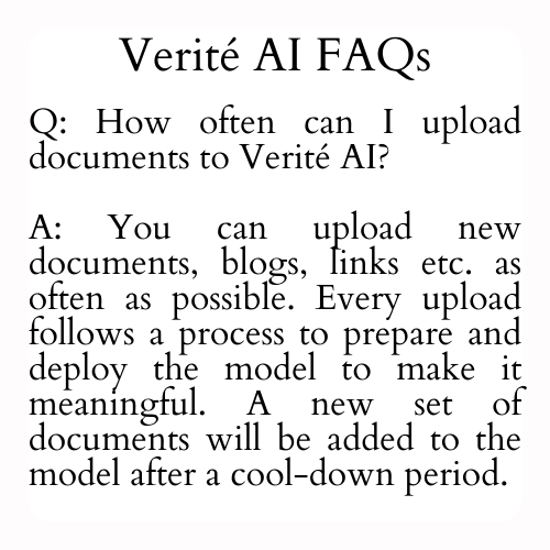 Verite AI FAQ