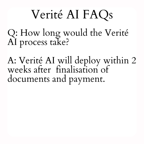 Verite AI FAQ