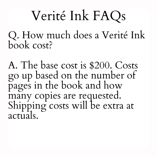 Verite Ink FAQ