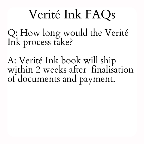Verite Ink FAQ